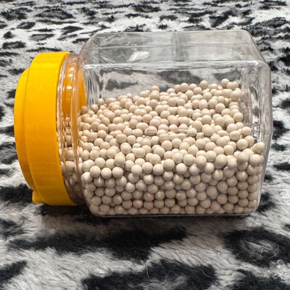 BB Bio Precision Airsoft Ammo - Yellow Cap (2/3 Full) Opened - Picture 2 of 2